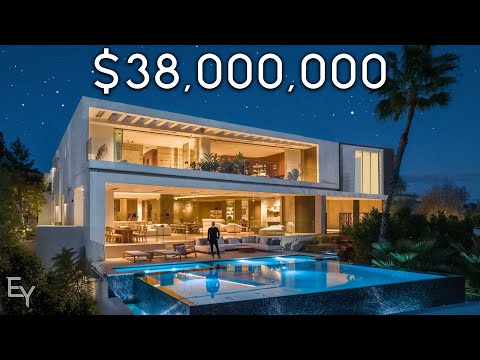 Touring a $38,000,000 BEL AIR Modern Home That Will Shock You!