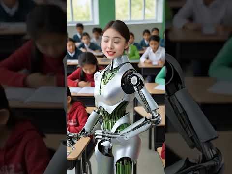AI Robot Teacher – The Future of Education is Here! 🤖📚 #robot #robots
