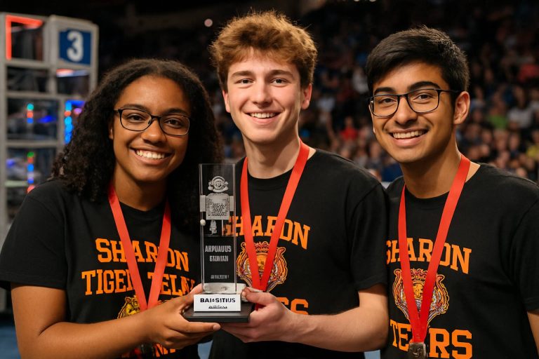 Sharon Tiger Techs Abren Camino en el Desafío Global de Robótica—El Premio a la Innovación Sorpende al Campo
