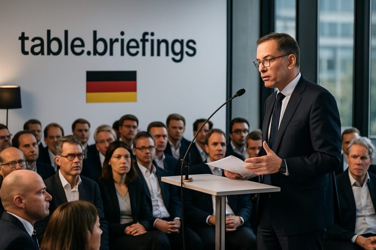 La Revolución de los Informes en Alemania: Cómo Table.Briefings Está Configurando a los Actores de Poder de la Nación
